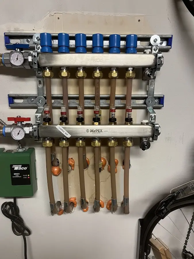 Plumber performing Leak Detection at a residential property in North Weeki Wachee